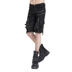 Zip Buckle Punk Shorts