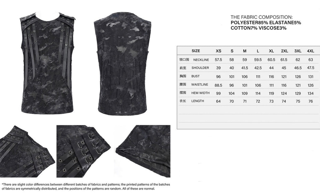 Punk Strap Sleeveless Top