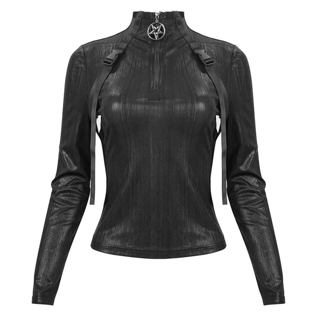 Cyberpunk High Neck Top