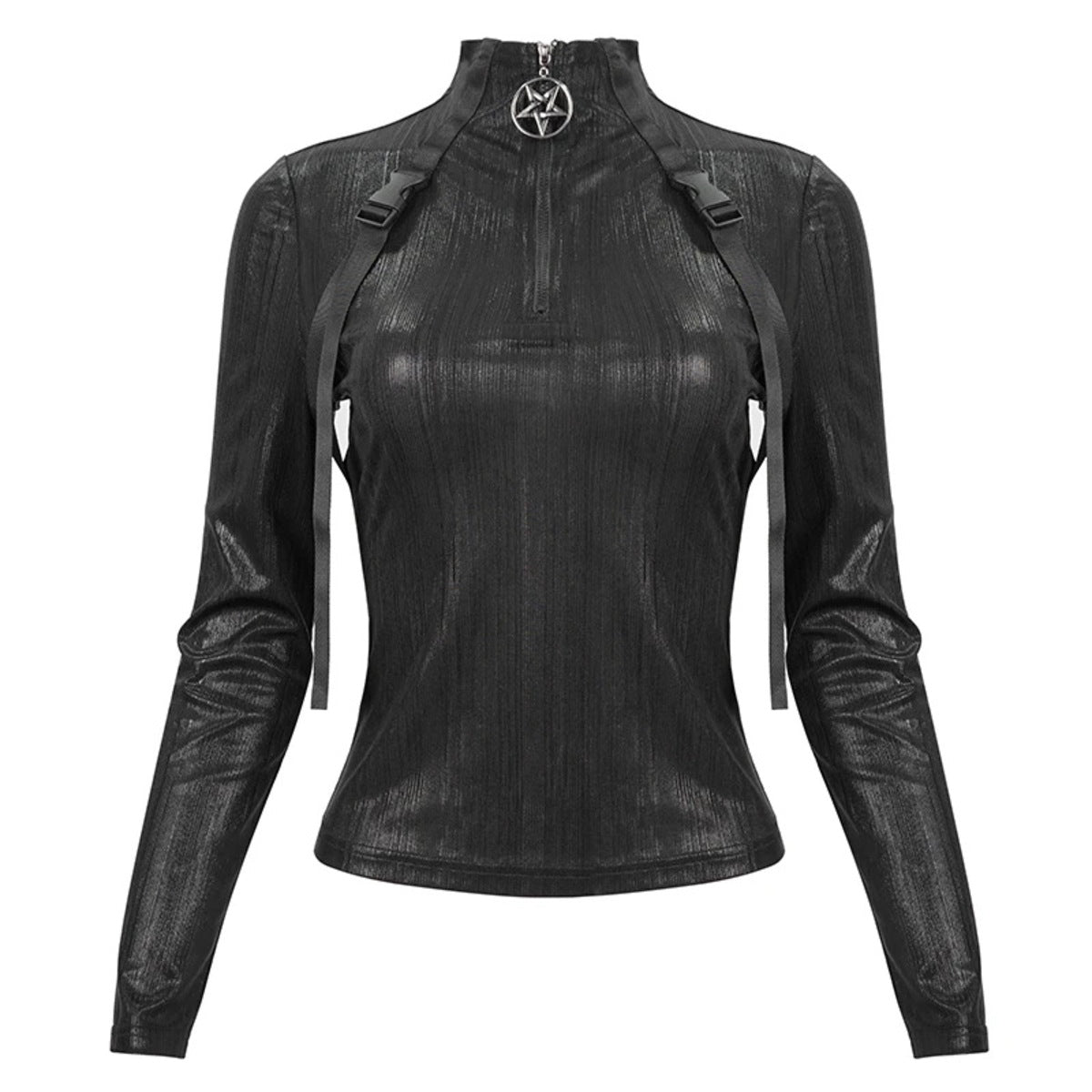 Cyberpunk High Neck Top