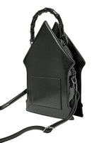Blue Haunted House Crucifix Bag