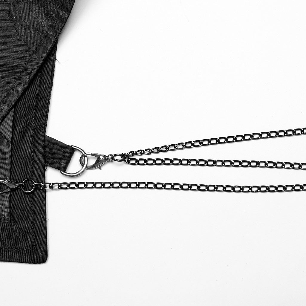 Men’s Asymmetric Chain Waistcoat