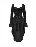 Velvet Corset Design Dovetail Dress