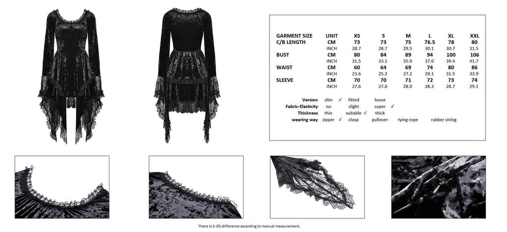 Genie Bell Sleeve Velvet Dress