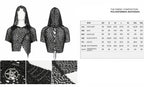 Crop Crochet Back Lace Up Hood