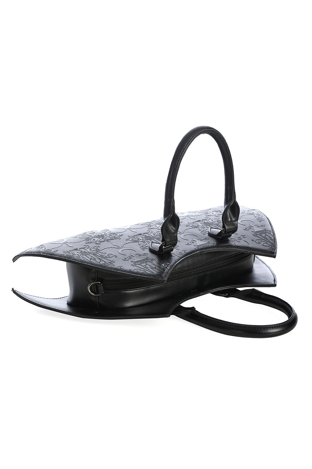Bat Shaped Moon Chandelier Patterned Bag