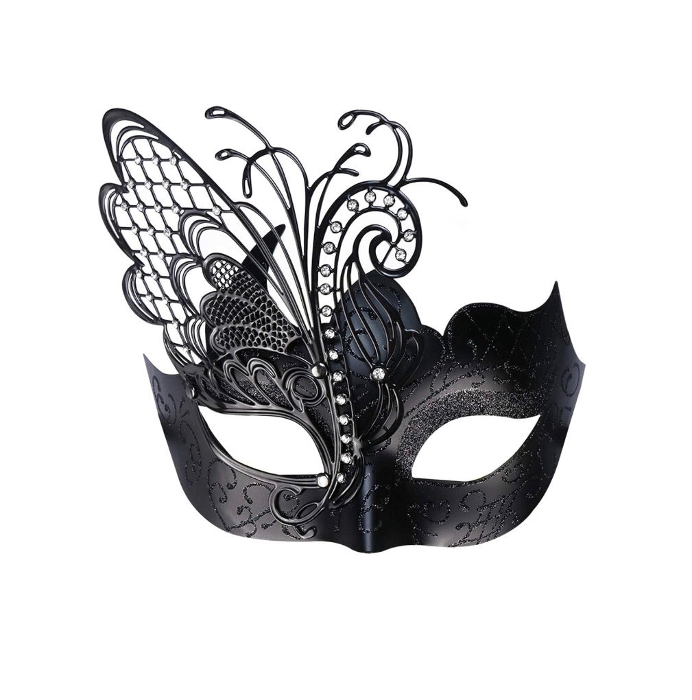 Black Butterfly Masquerade Mask