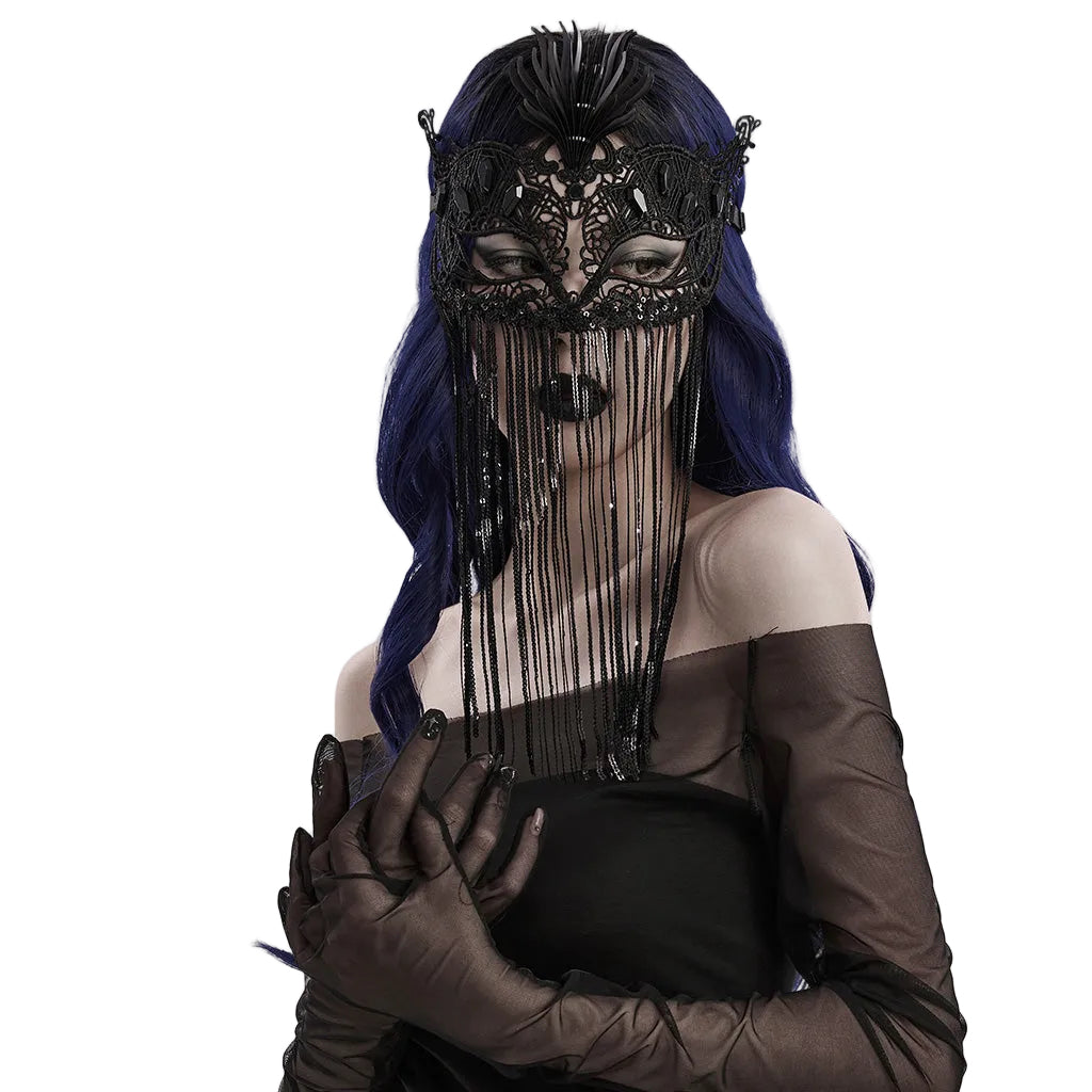 Gothic Fringe Masquerade Mask