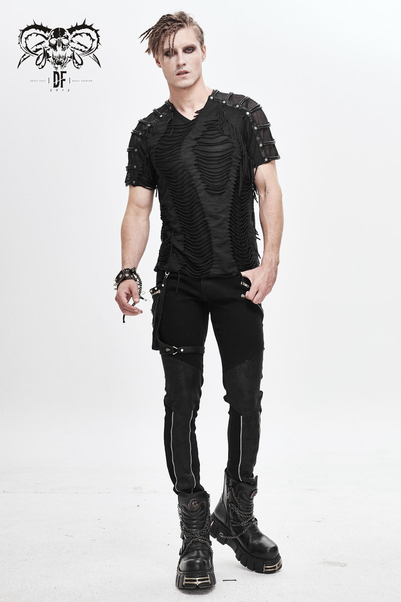 Shredded Punk Dystopian Top