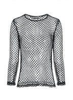 Fish Net Grid Top