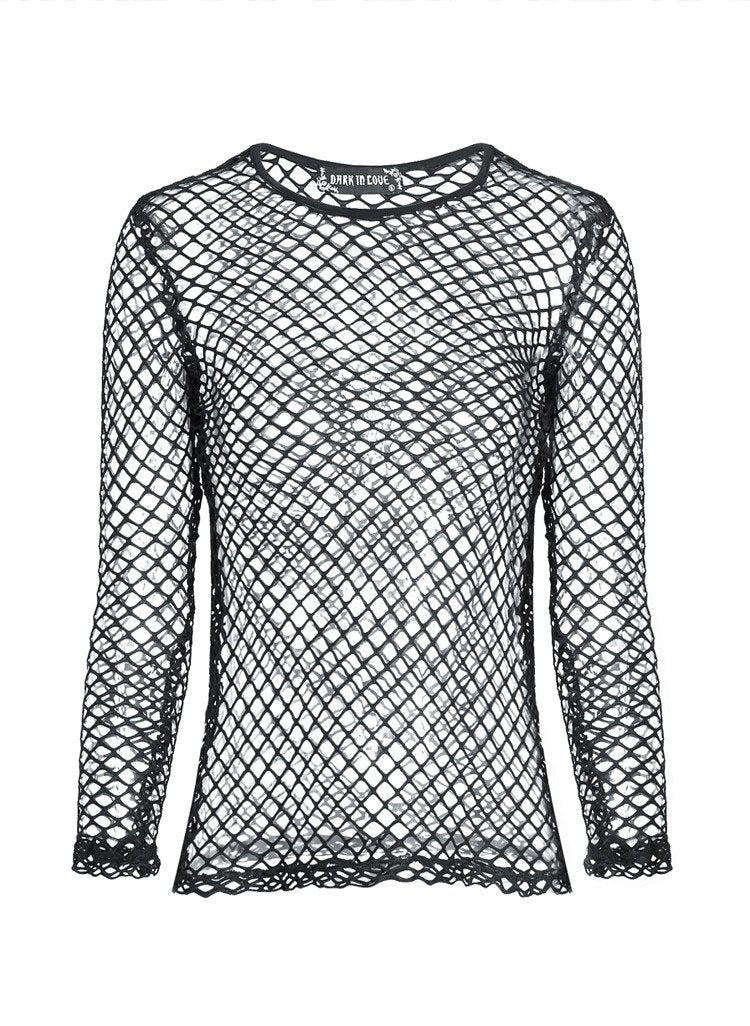 Fish Net Grid Top