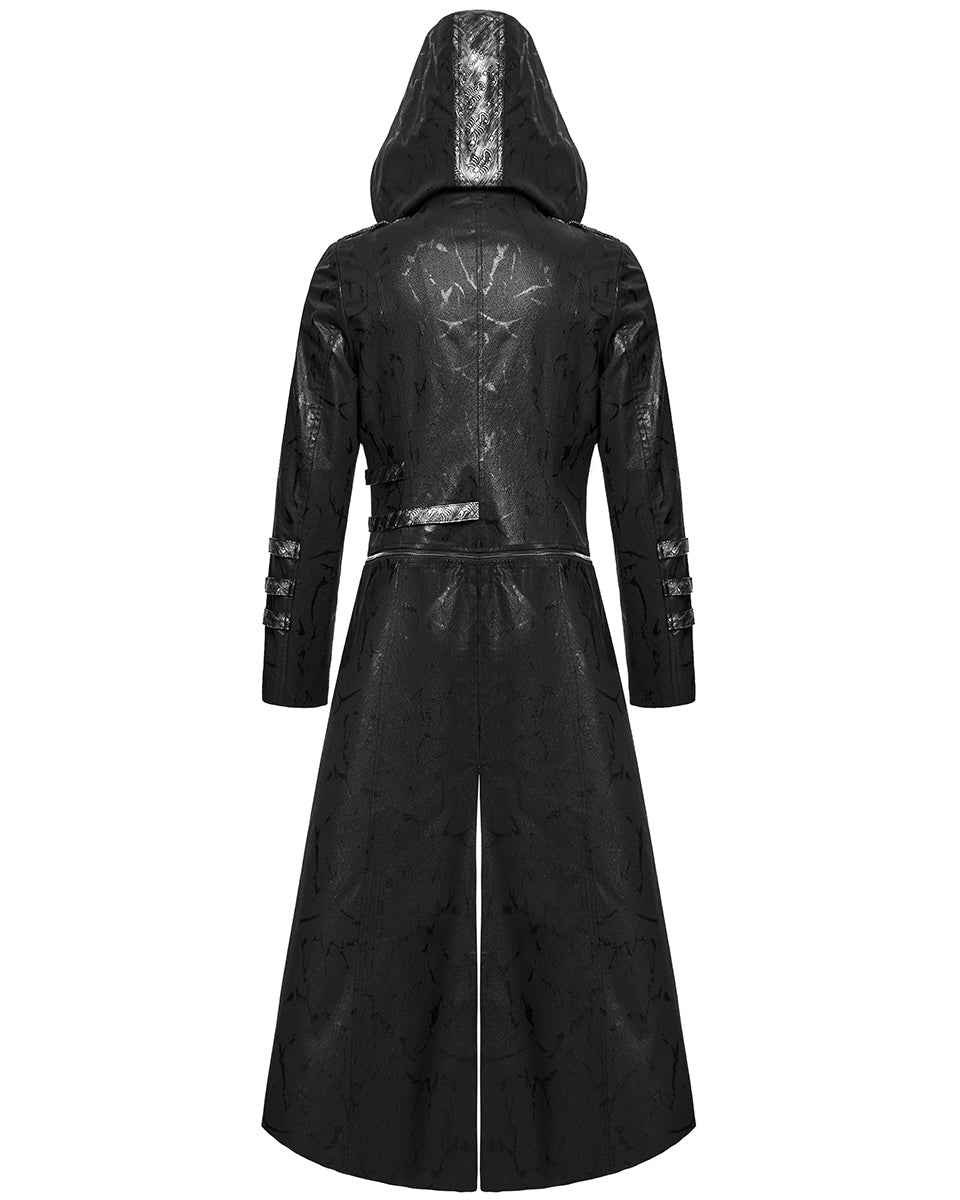 Men’s Scorpion Hooded 2-Way Villain Coat