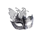Silver Butterfly Masquerade Mask