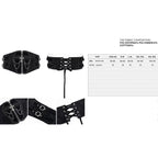 Unisex Crucifix Chained Gothic Corset Belt