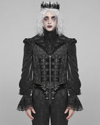 Men’s Jacquard Velvet Tailed Gothic Waistcoat