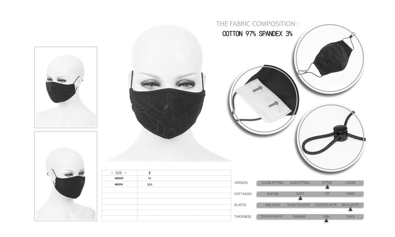 Cobweb Face Mask