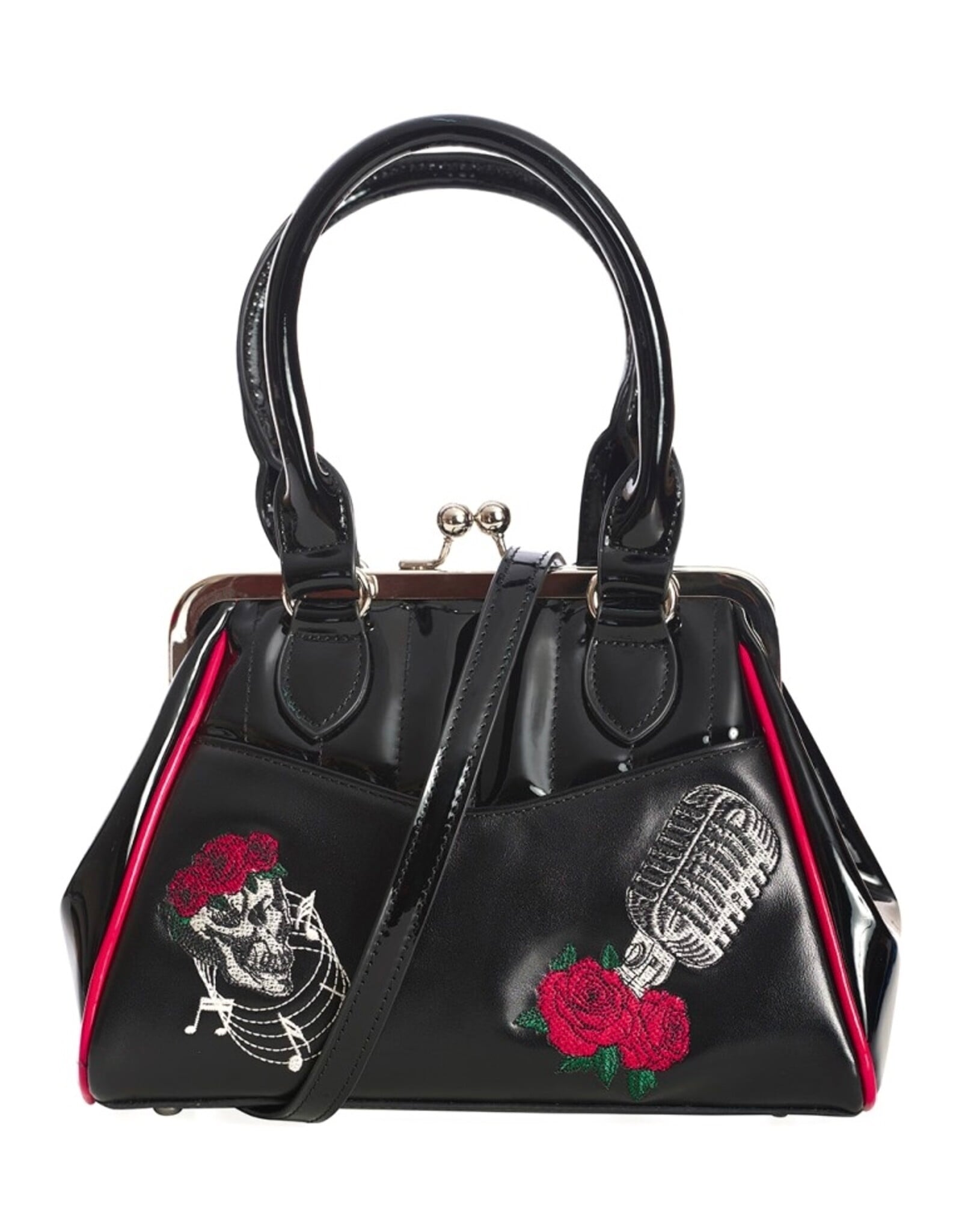 Black & Red Rockabilly Handbag
