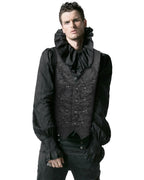 Black Alcazar Button Up Men’s Waistcoat