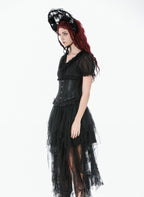 Frill Hem Underbust Corset