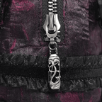 Gothic Ruffle Cross Handbag