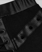 Side Split Lace Up Skirt