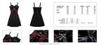 Bloody Lace Up Velvet Dress