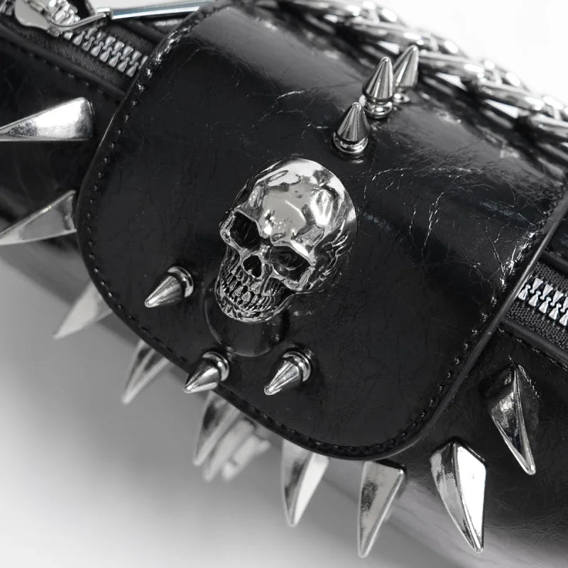 Skull Spike Chain Bag