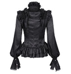 Frilly High Neck Doll Blouse