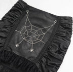 Hi-Lo Cobweb Chain Trail Skirt