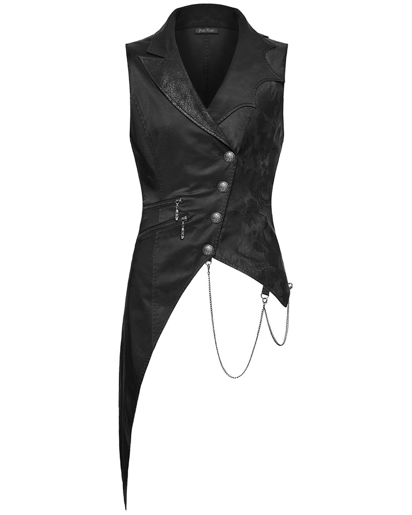 Men’s Asymmetric Chain Waistcoat
