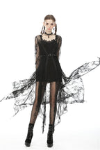 Delicate Laced Maxi Jacket With Belt