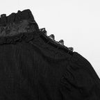 High Neck Laced Blouse