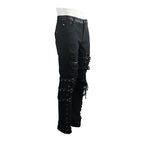 Ragged Punk Buckle Trousers