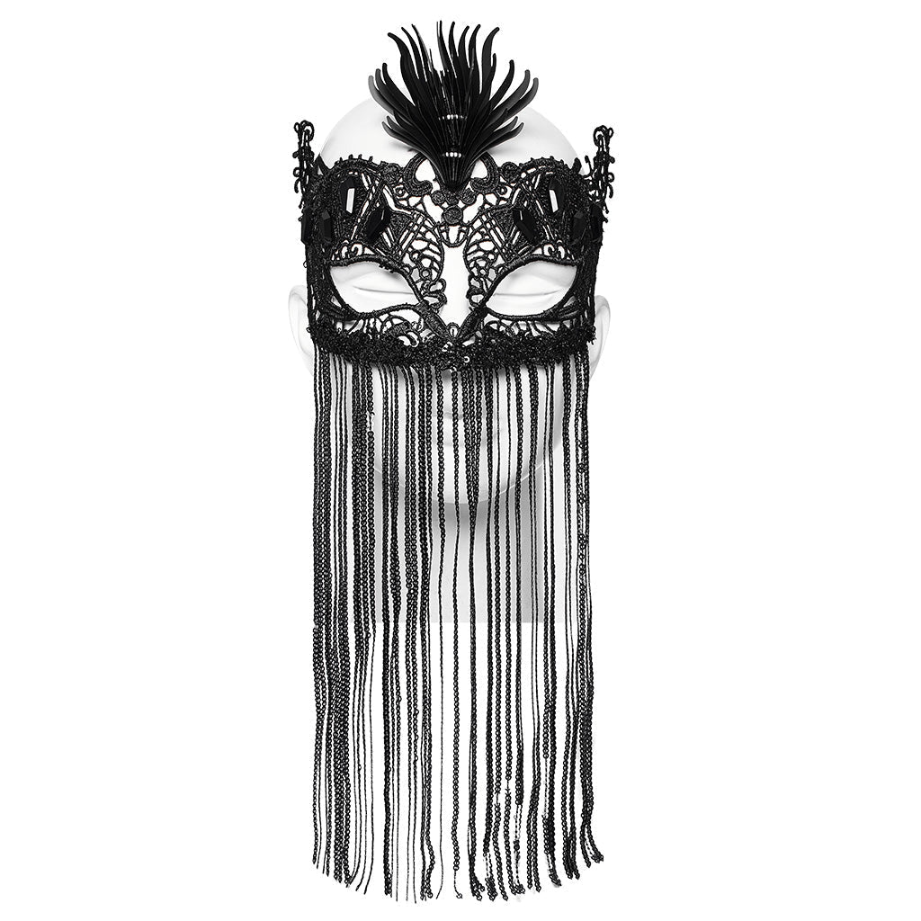Gothic Fringe Masquerade Mask