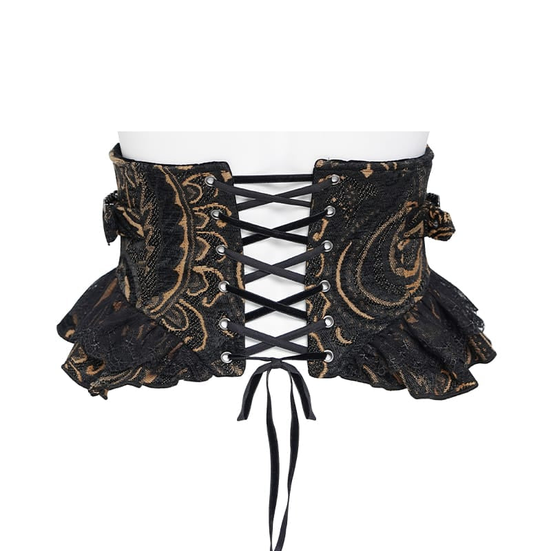 Jacquard Zip Girdle Corset