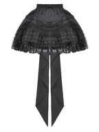 Lolita Doll Ruffle Lace Ribbon Trail Skirt
