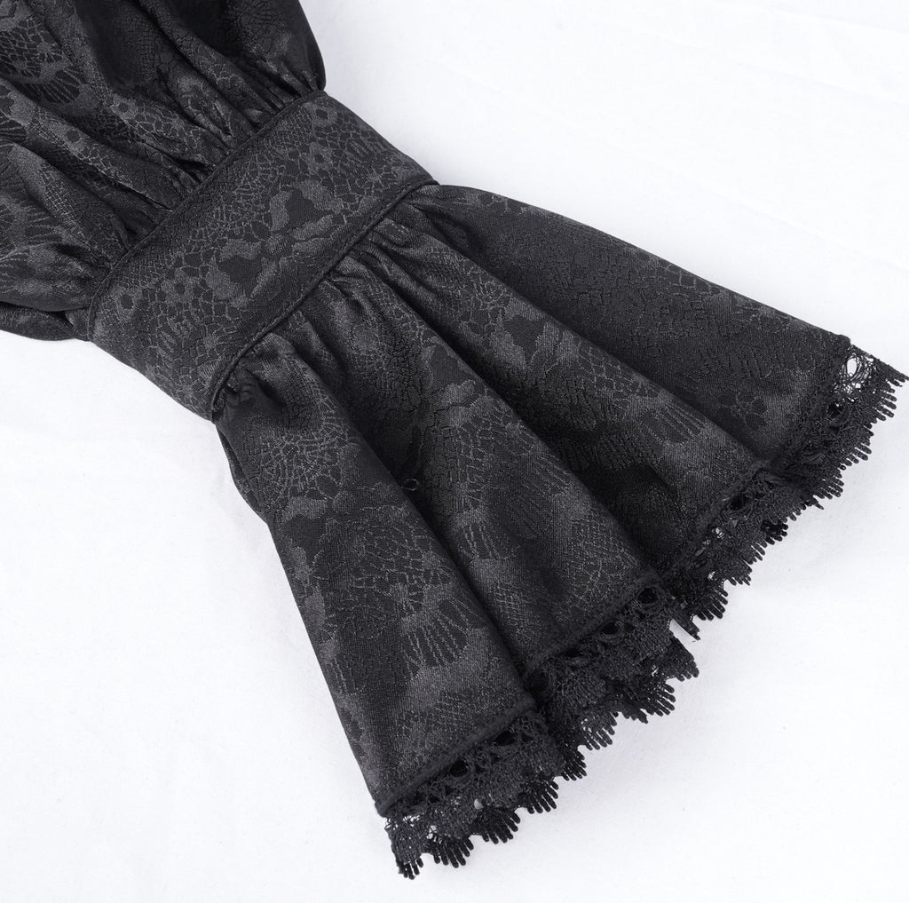 Frilly High Neck Doll Blouse