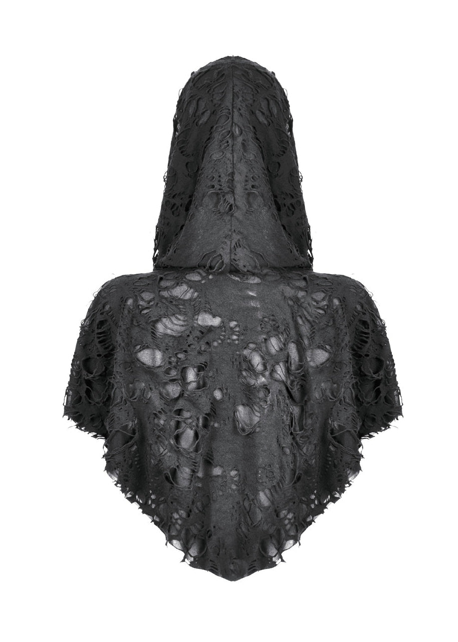 Apocalyptic Shredded Hood Capelet
