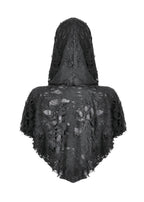 Apocalyptic Shredded Hood Capelet