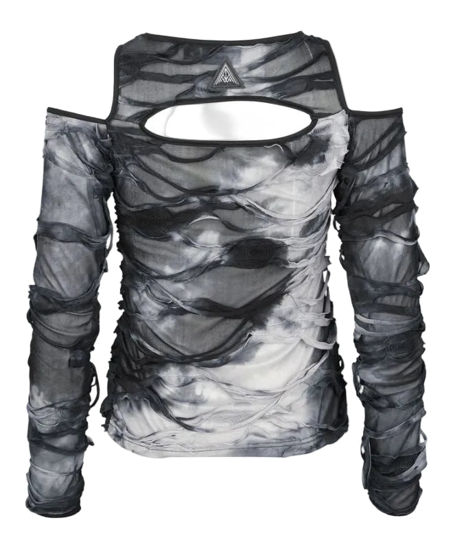 Acid Wash Cut Out Top