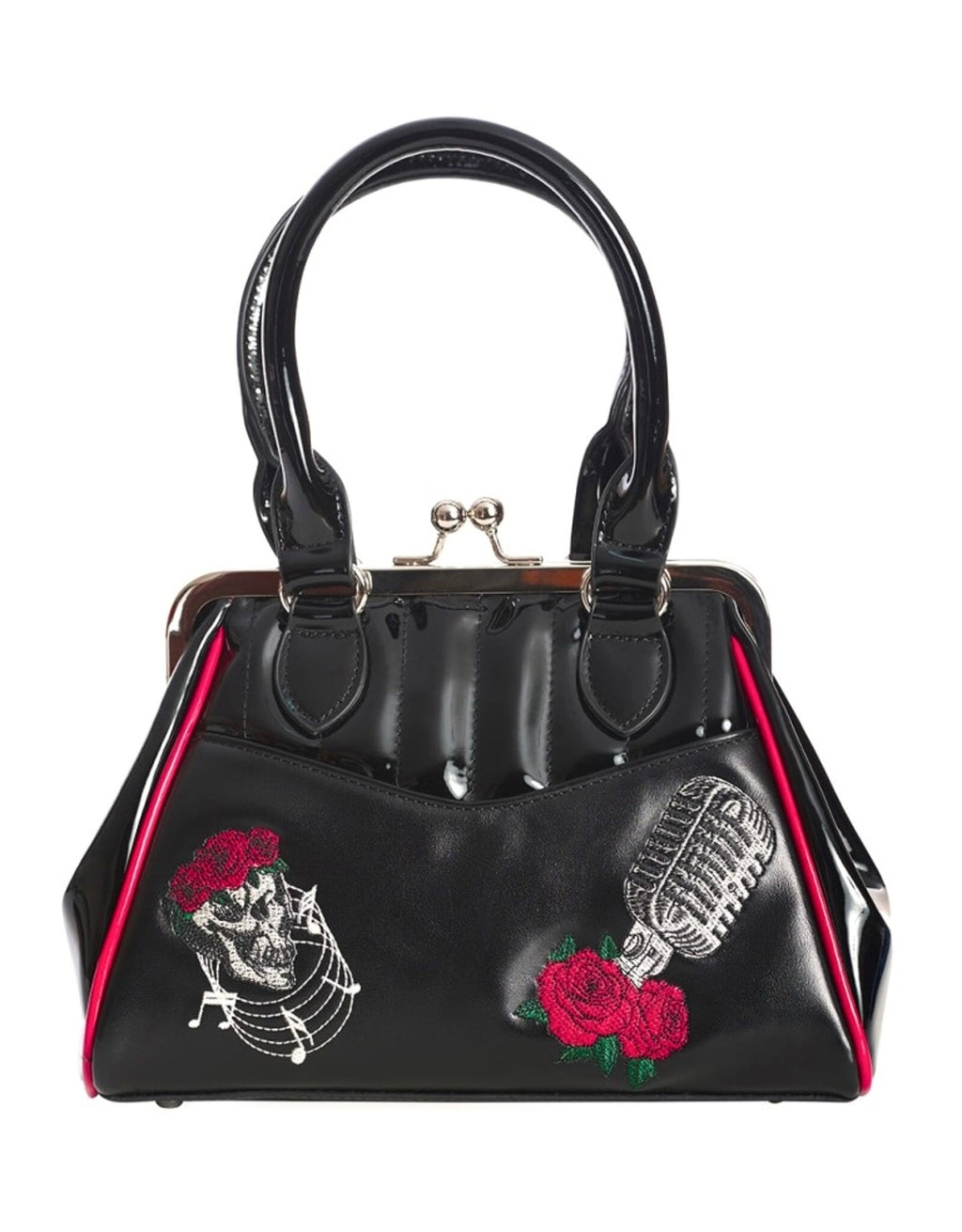Black & Red Rockabilly Handbag