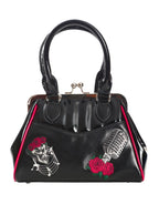 Black & Red Rockabilly Handbag