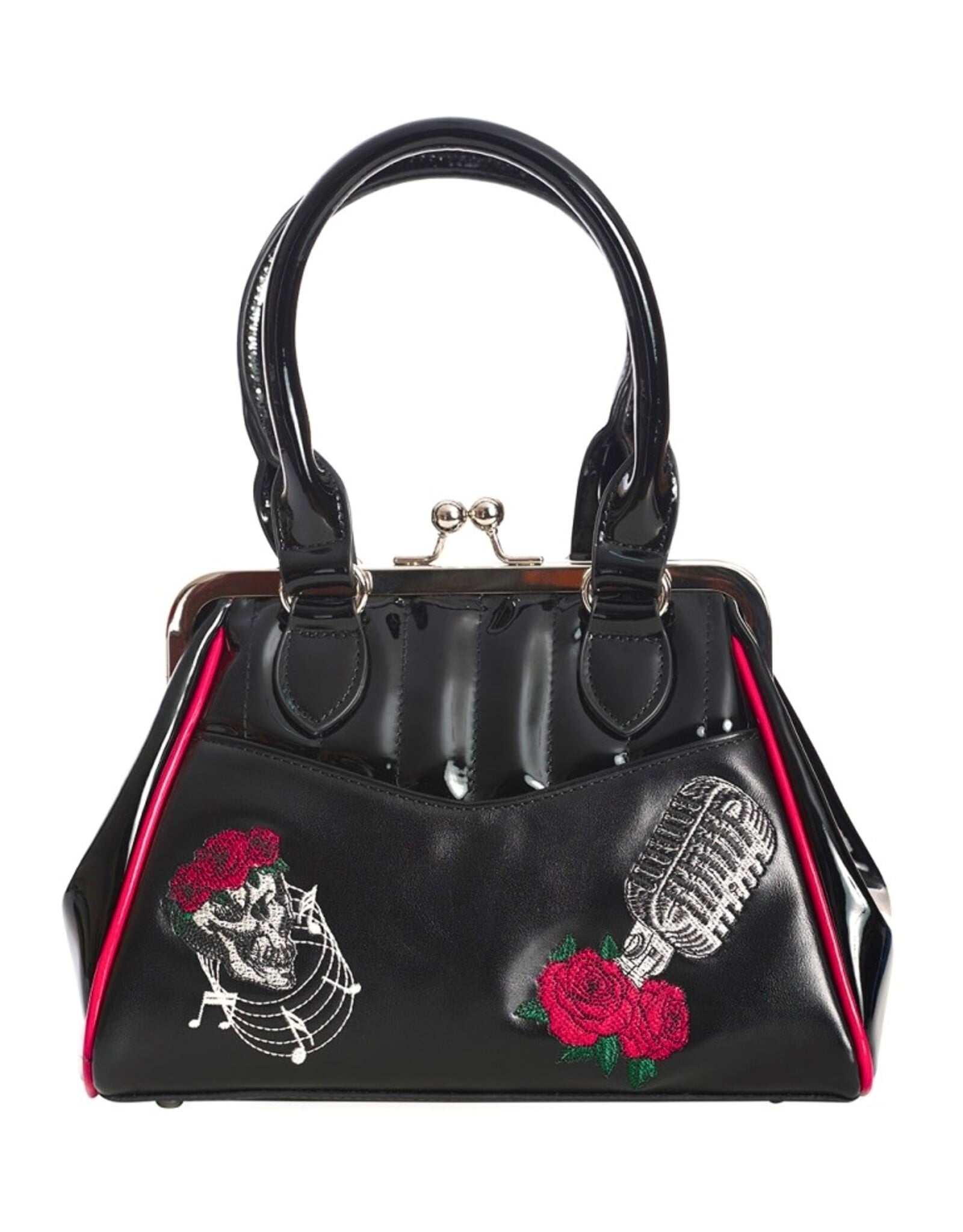 Black & Red Rockabilly Handbag