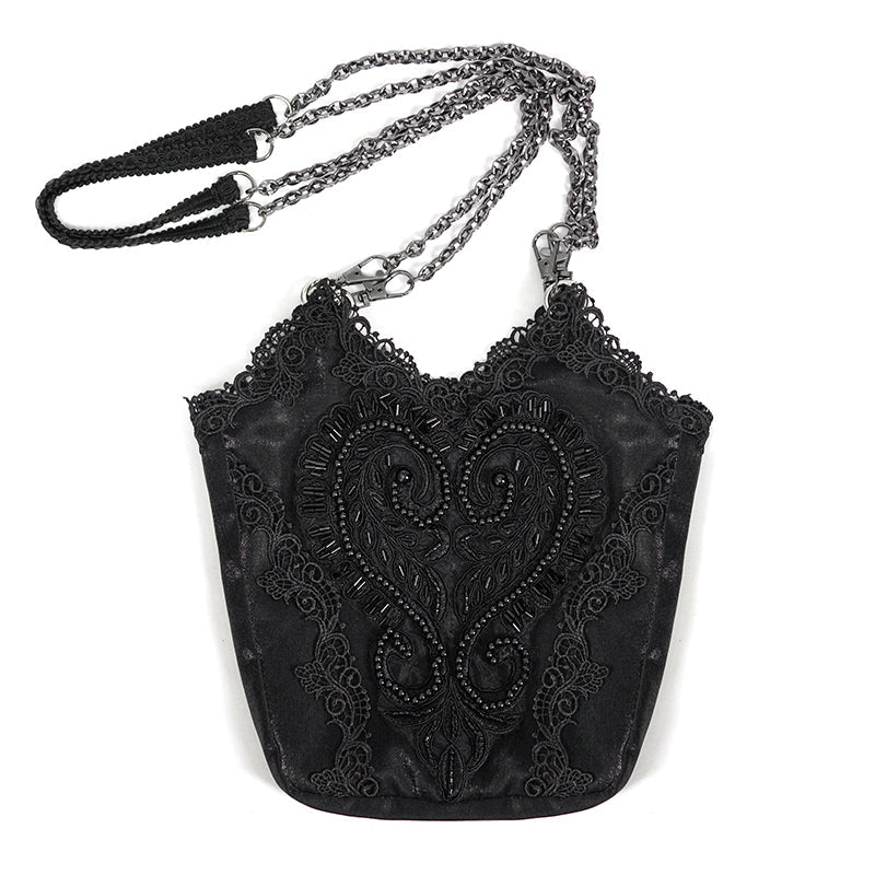 Gothic Beaded Side Bag