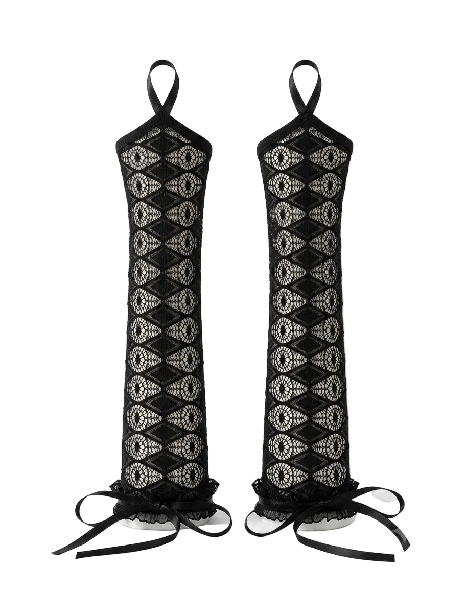 Finger Loop Lace Gloves