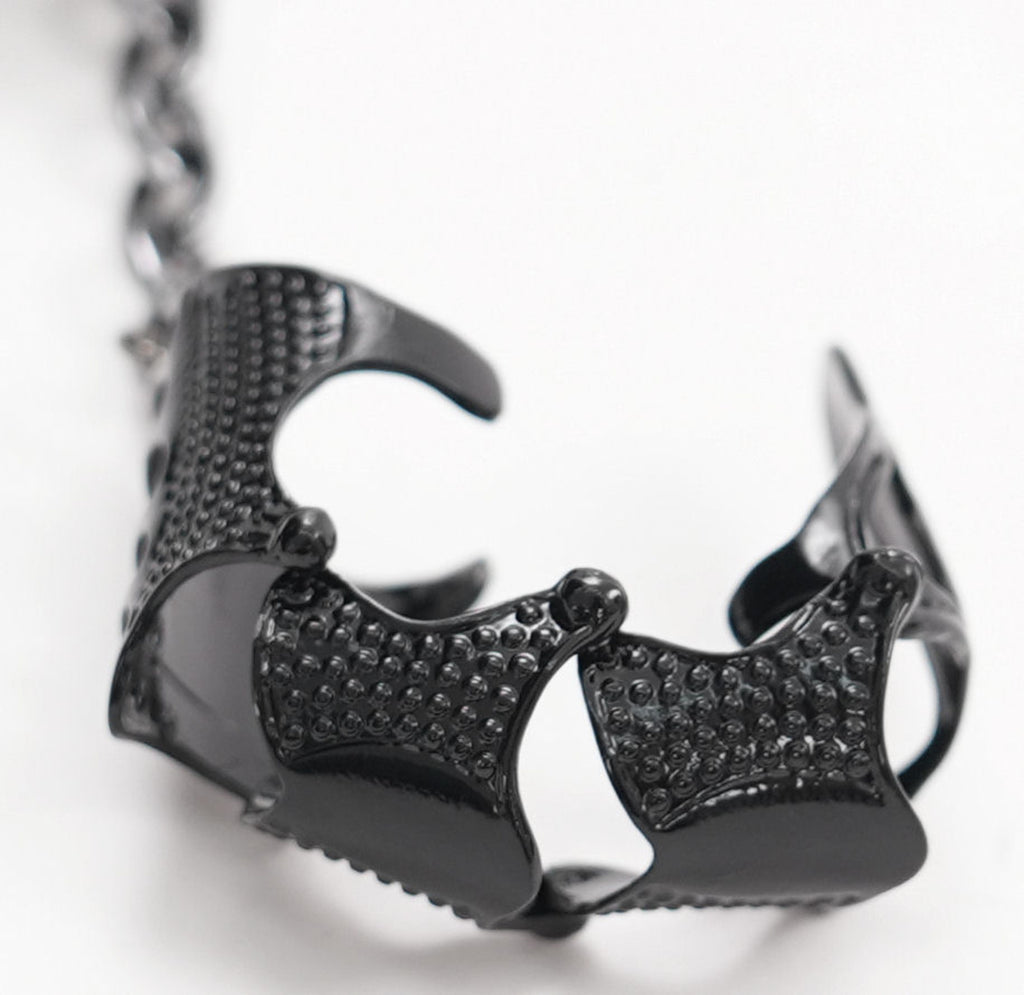 Punk 3 Finger Metal Glove