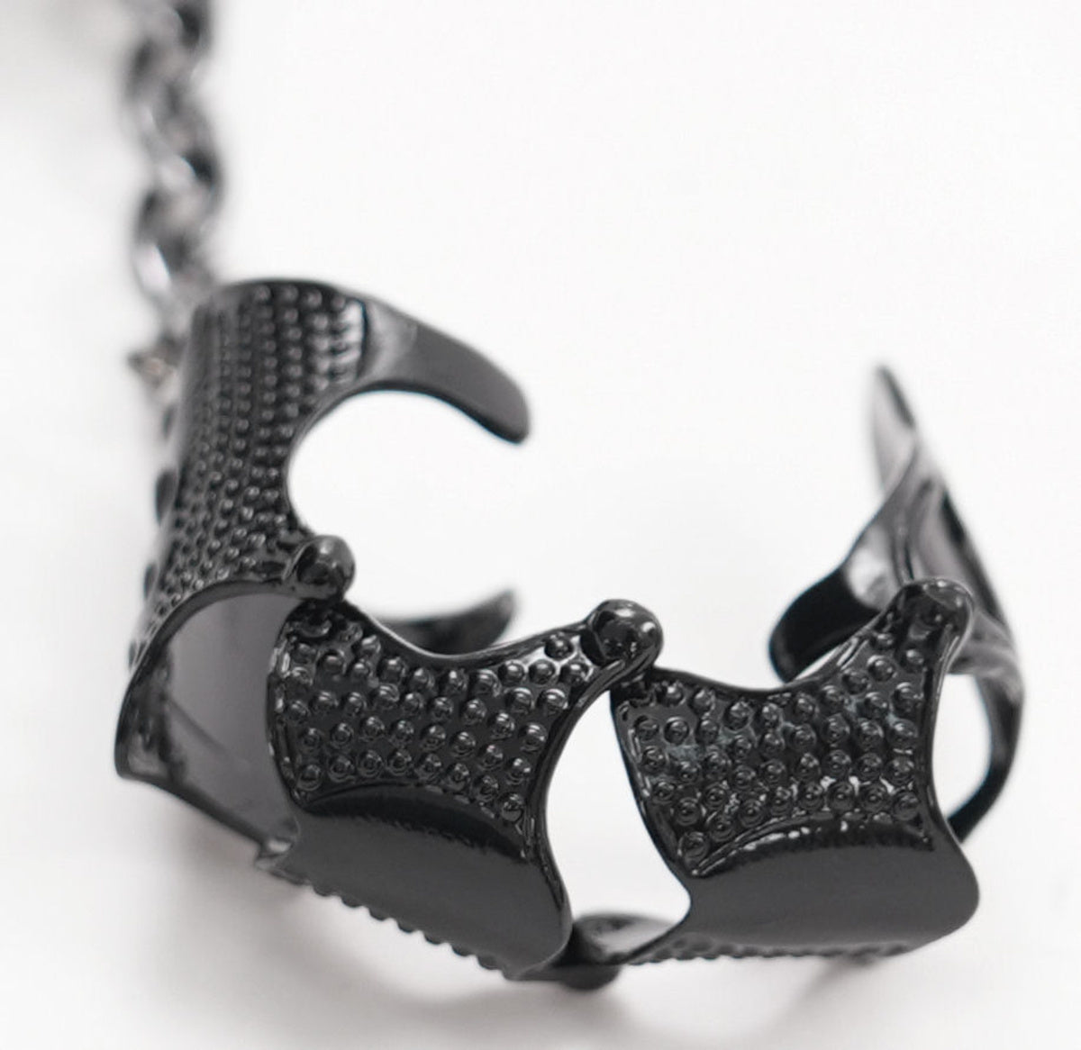Punk 3 Finger Metal Glove