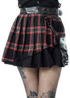 Tartan Belt Bag Mini Skirt