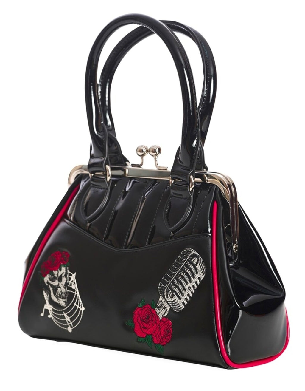 Black & Red Rockabilly Handbag