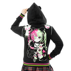 Hex Bear Hooded Jacket with Detachable Zip Arms